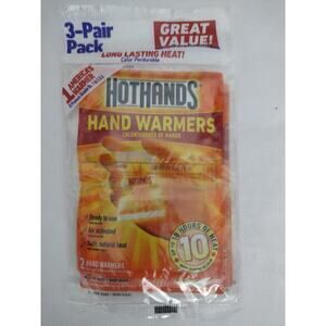 HotHands Hand Warmers 3, 3-pair packs exp 03/2026